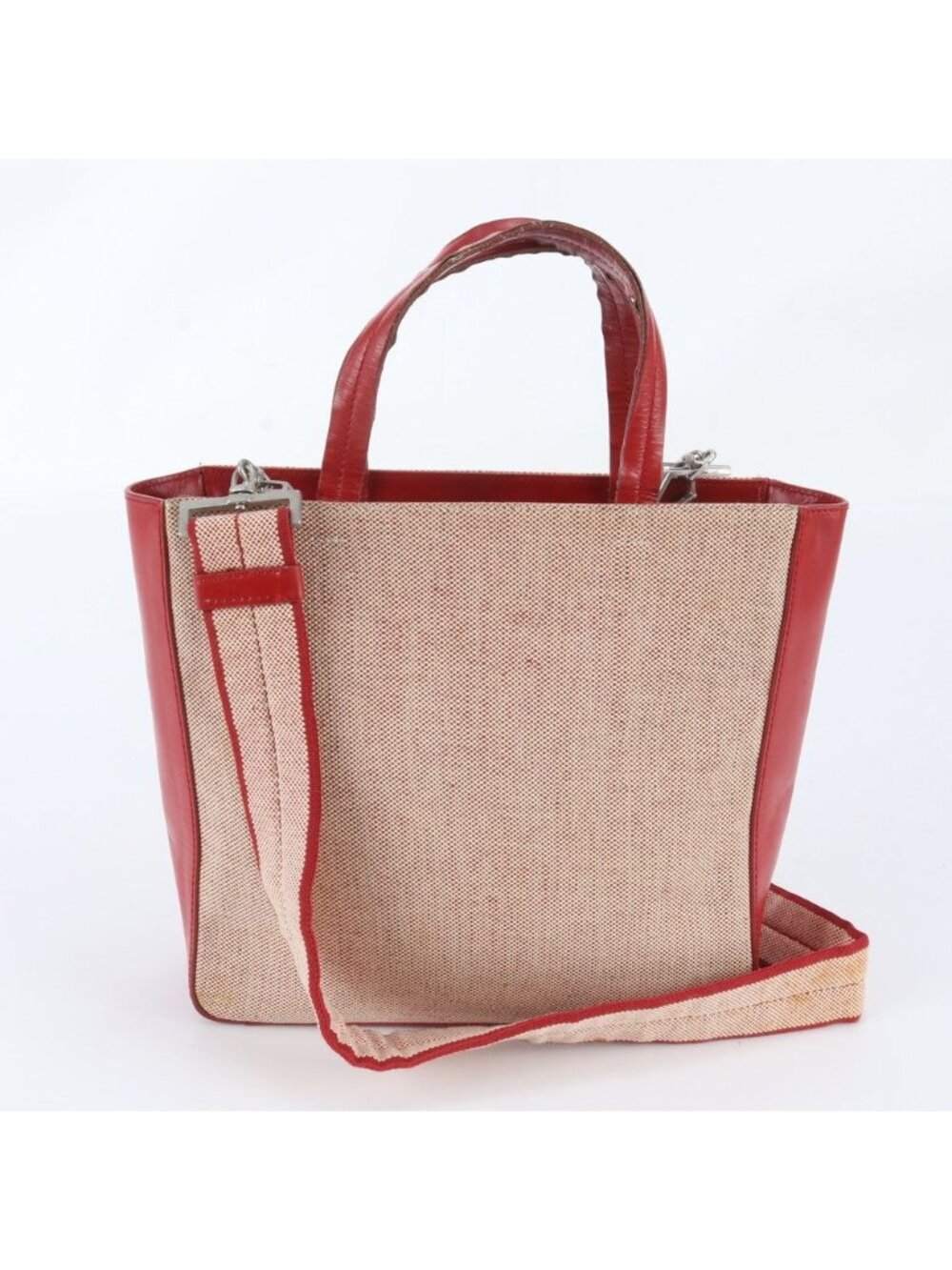 Prada Leather 2-Way Shoulder Bag Crossbody Hand
